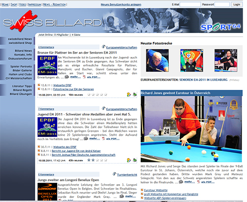 Swissbillard - News aus der Billardwelt